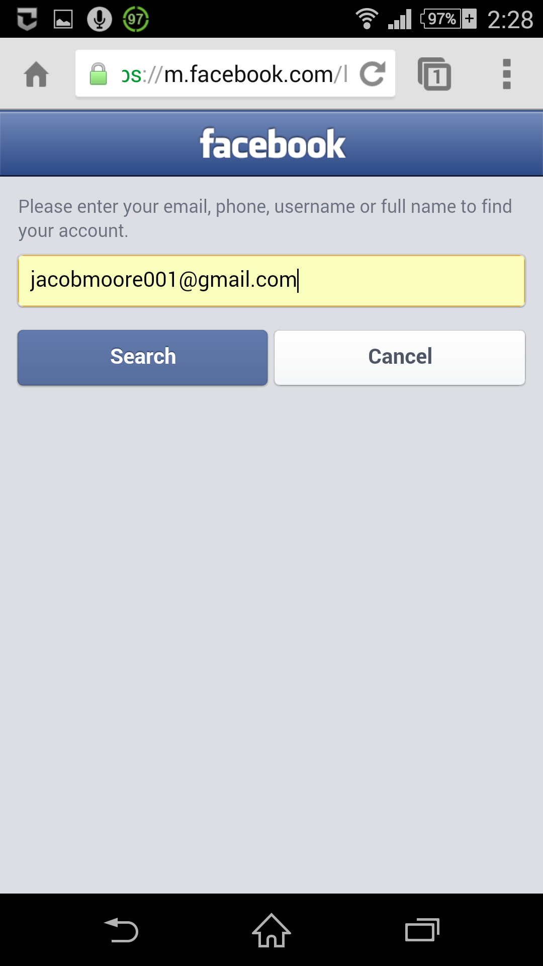 My Facebook Confirmation Code My Facebook Confirmation Code