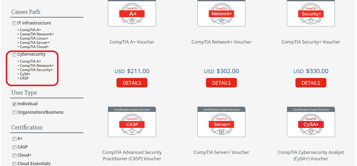 اريد ان اسأل كيف أستطيع الحصول على شهادة Comptia 501