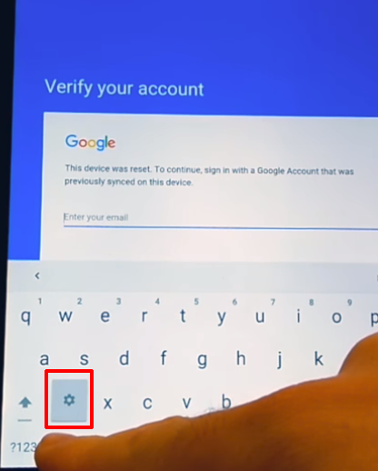 This device was reset to continue. This device was reset to continue